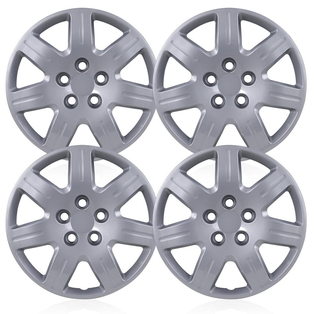 WOLFSTORM packaged set of four hubcaps ready for bolt-on wheel upgrade