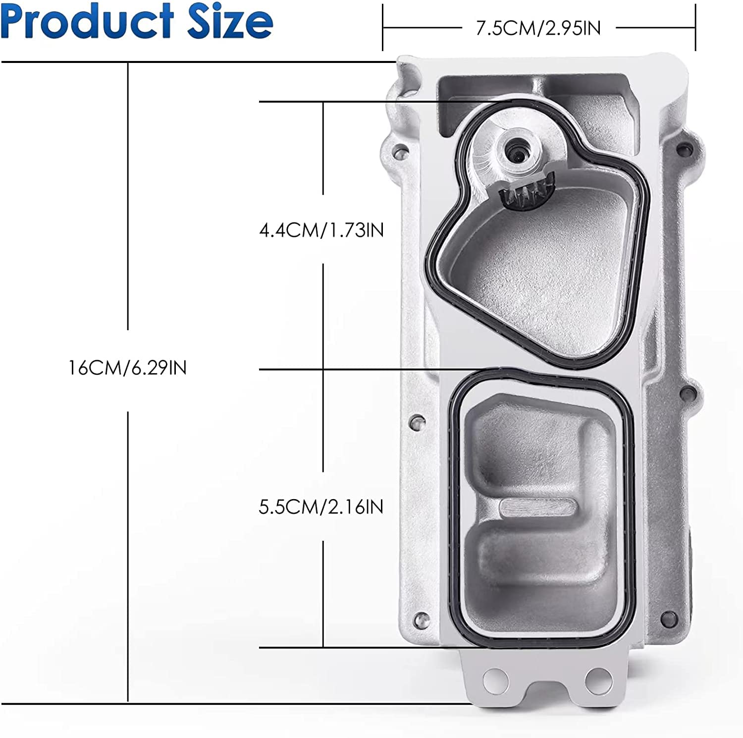 WOLLAHS actuator installed on turbocharger showing direct-fit replacement benefit