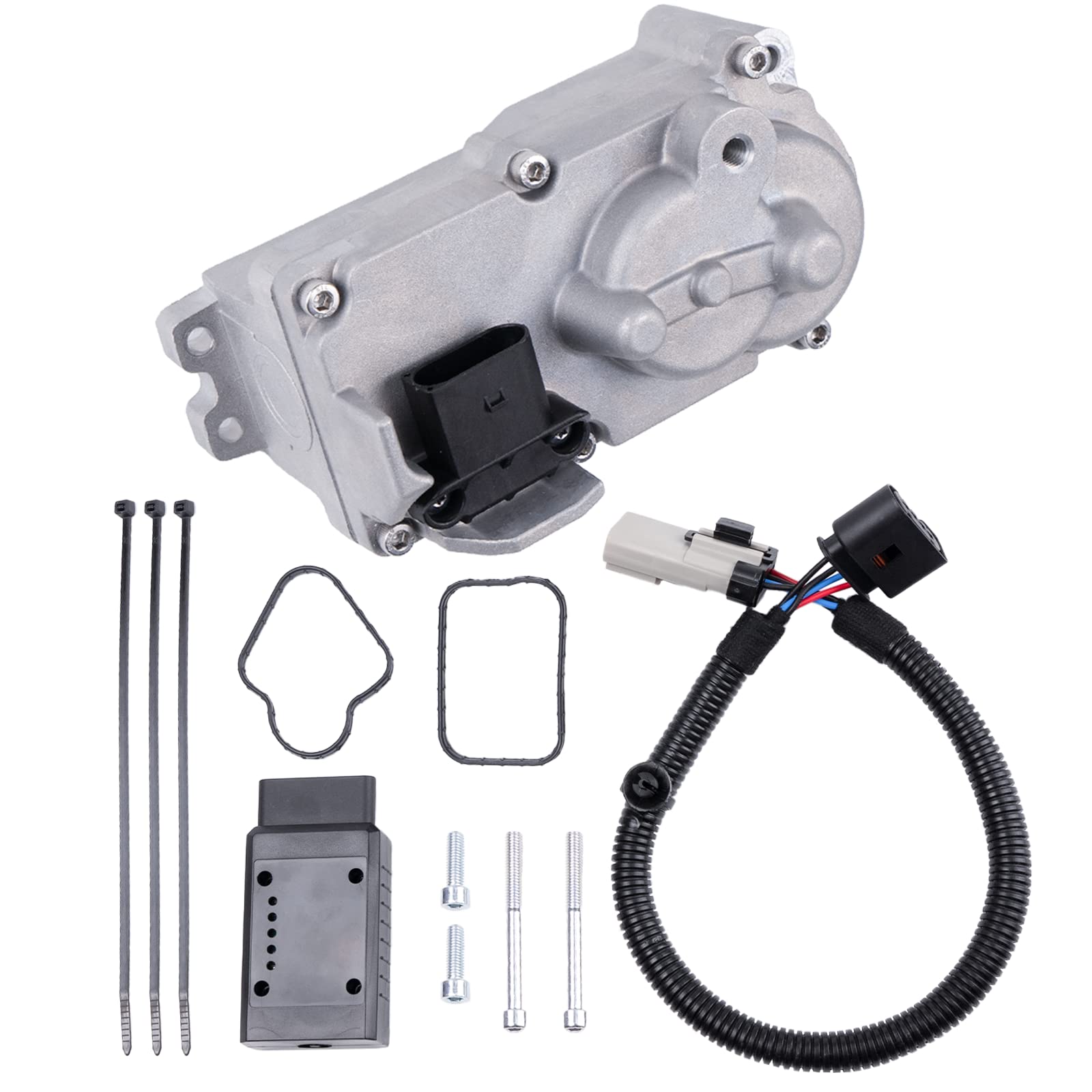 WOLLAHS actuator shown near a Dodge Ram truck illustrating real-world application benefit