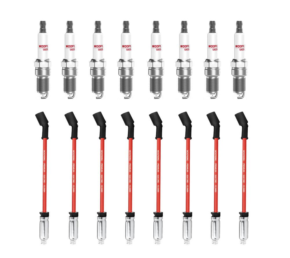 WOOFIXING front packaging of 41-114 wire set showing complete kit and benefits