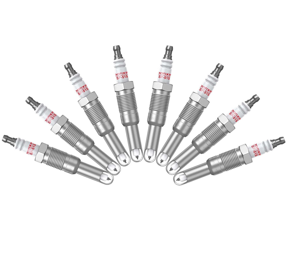 WOOFIXING spark plug beside ruler demonstrating size and accurate fitment benefit