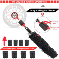 WOOLLYWORMIT microfiber chenille close-up highlighting soft dirt-lifting action