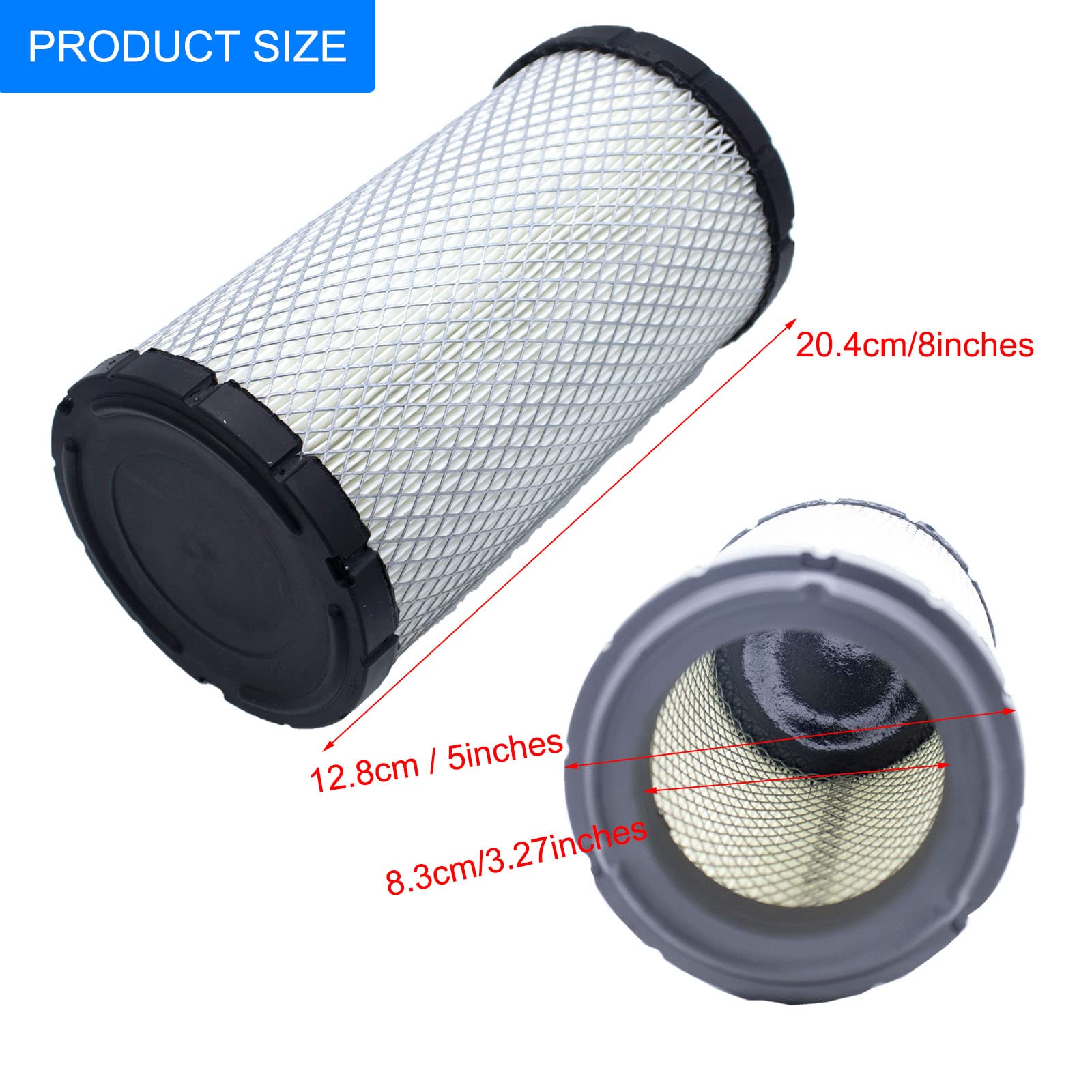Woopeey close-up of filter media, highlights effective dust protection benefit
