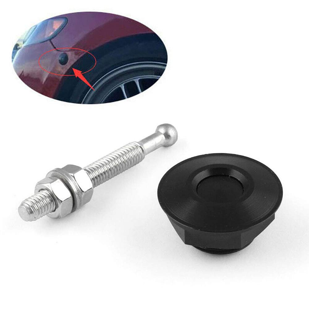 Woopeey installed on a car hood demonstrating secure panel fastening