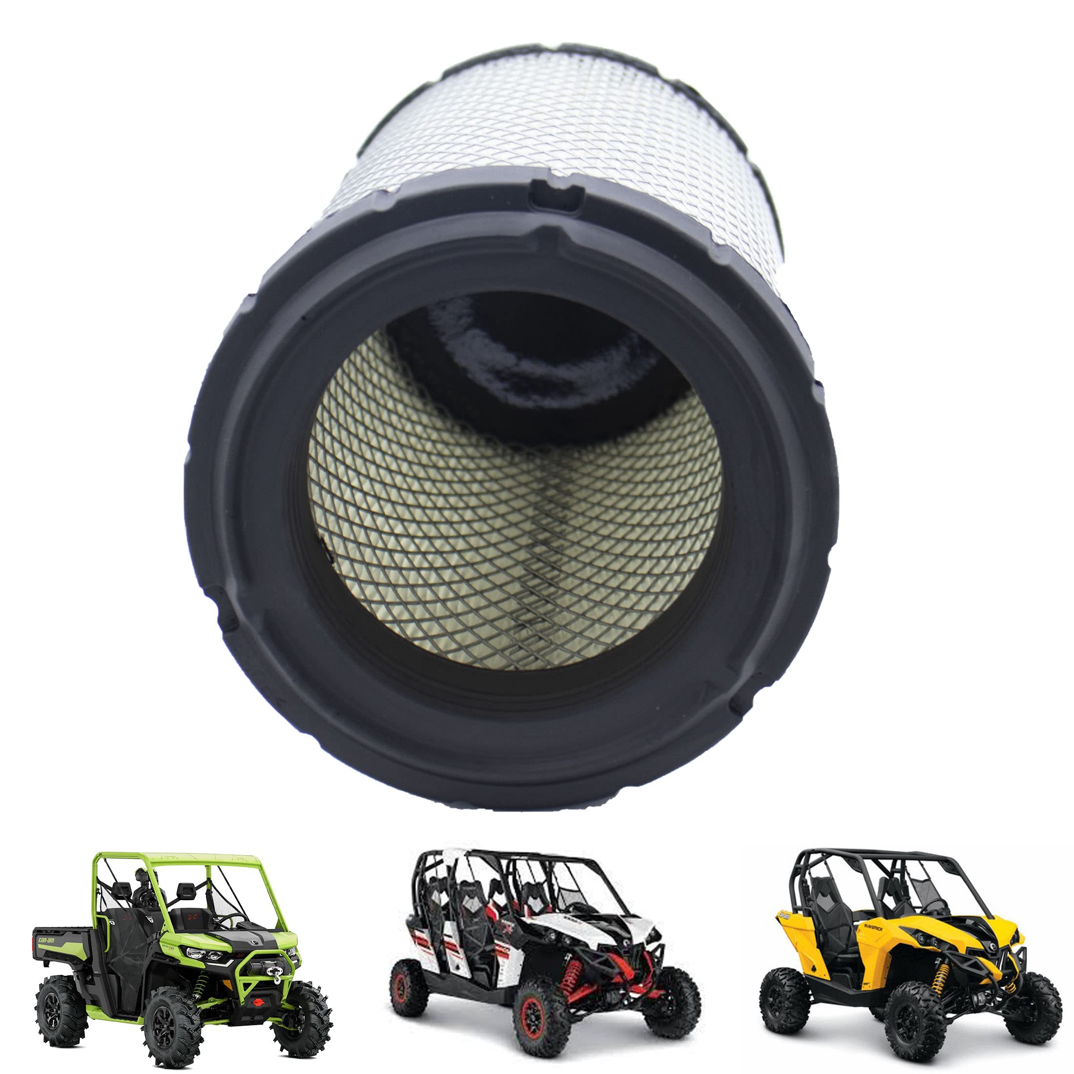 Woopeey filter pictured in off-road setting, emphasizes durability and readiness