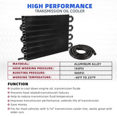 WOOTON close-up of aluminum core fins and tubes highlighting efficient heat transfer