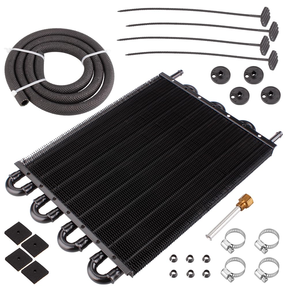 WOOTON front view of packaged 8-pass cooler showing compact profile and ready-to-install benefit