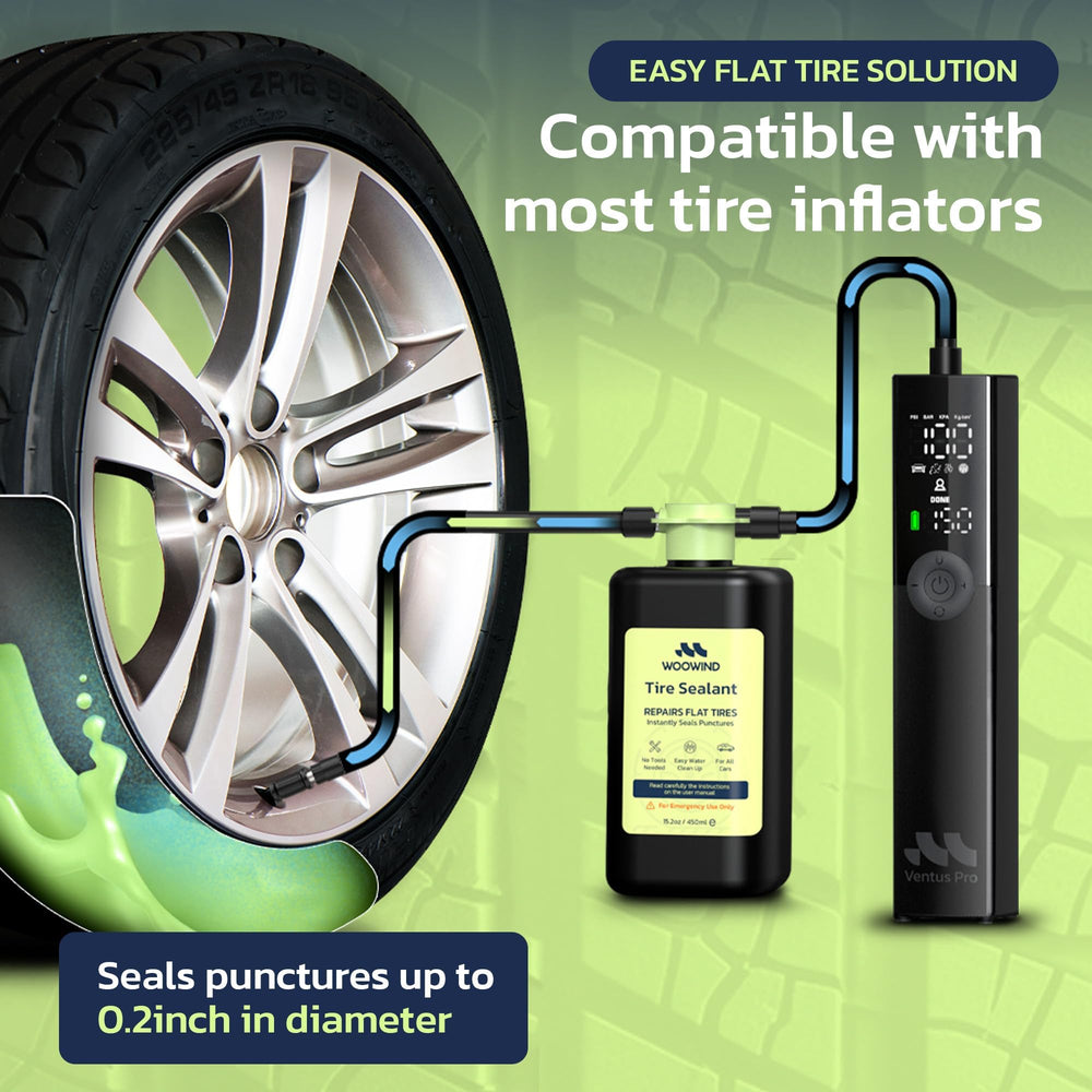 Woowind sealant pouring texture close-up highlighting natural rubber formula reliability