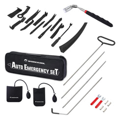 WORKKOOL front packaging showing complete 26PCS kit and benefits