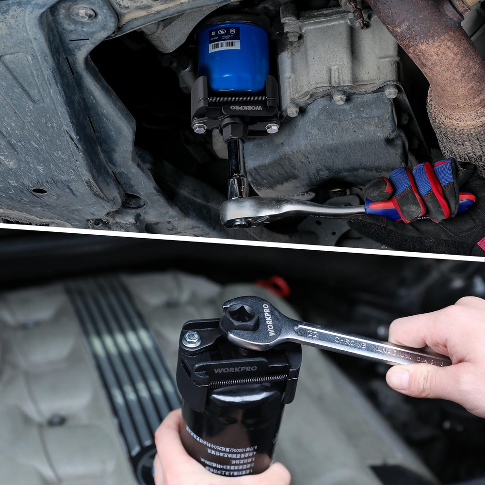 WORKPRO compatible with 1/2" drive and 7/8" wrench for higher torque advantage