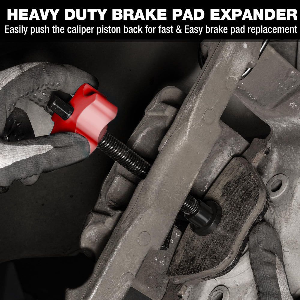 WORKPRO 360° swivel head detail to access tight brake spaces