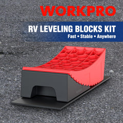 WORKPRO close-up of block texture showing durable construction for reliability