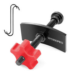 WORKPRO front view of brake caliper compression tool for quick setup