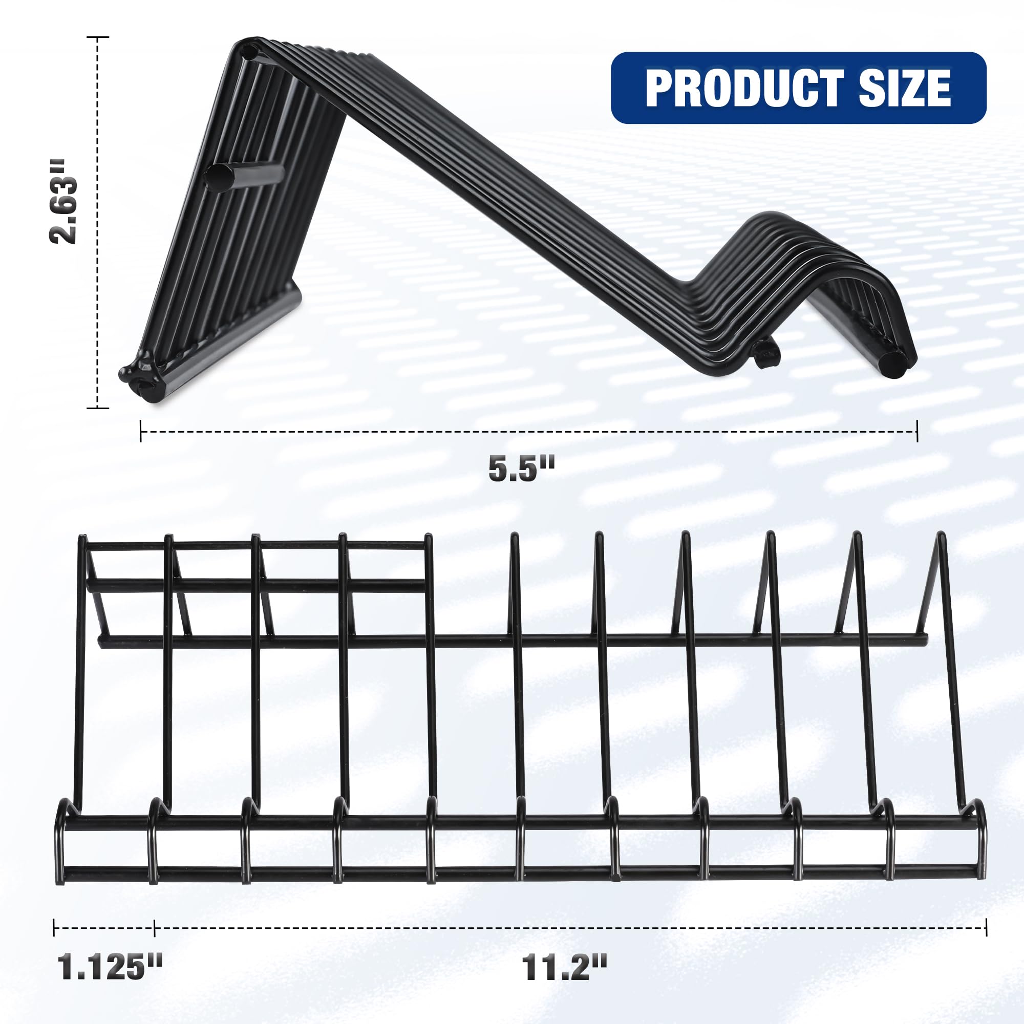 WORKPRO close-up of slot size and spacing highlighting secure tool fit
