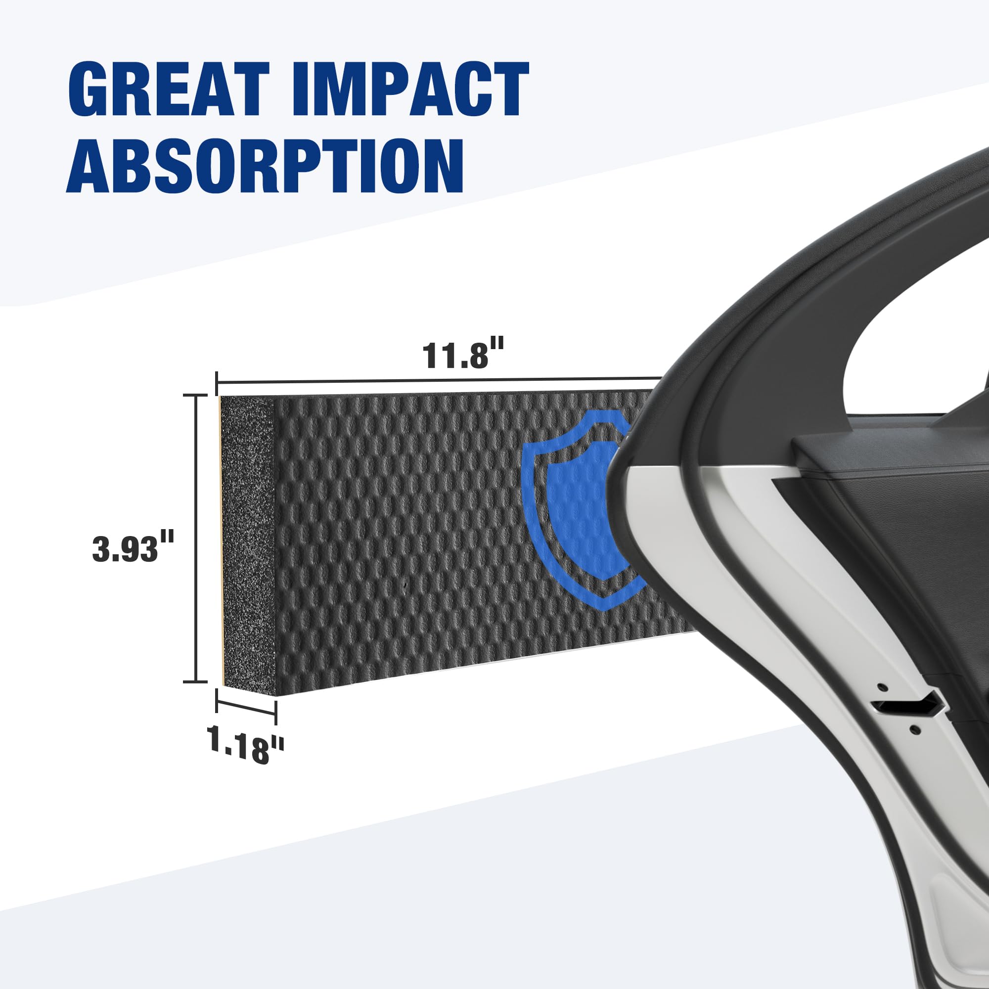 WORKPRO foam close-up texture demonstrating elastic impact absorption