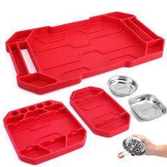 WORKPRO front packaging showing the 5-piece tray set and compact storage benefit