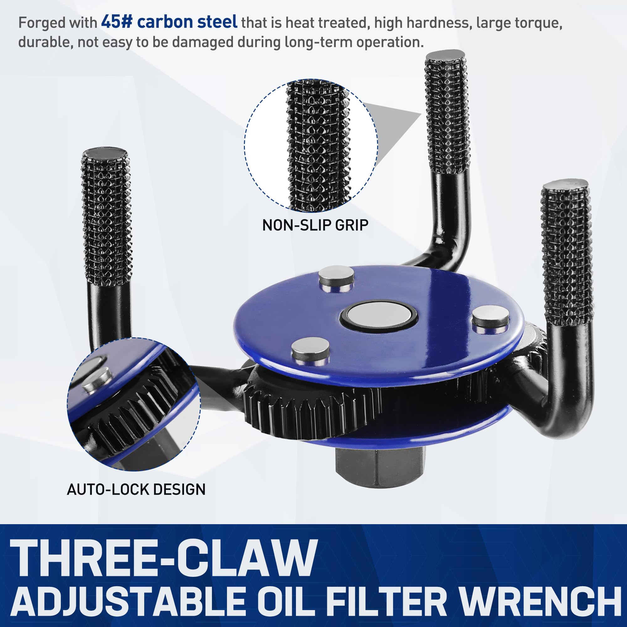 WORKPRO in-use on car engine removing oil filter, saves time benefit