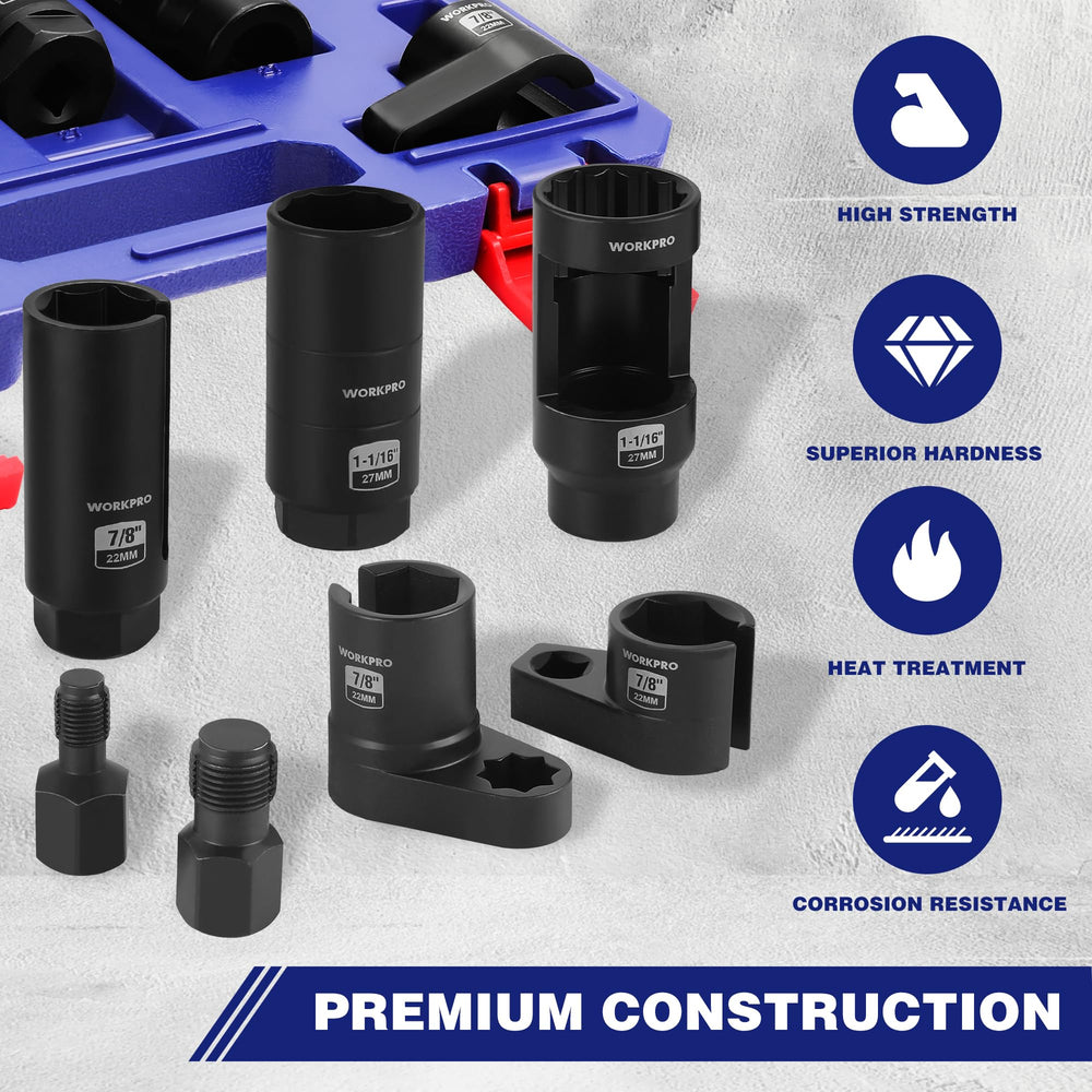 WORKPRO toolset on garage bench offering organized access and faster repairs