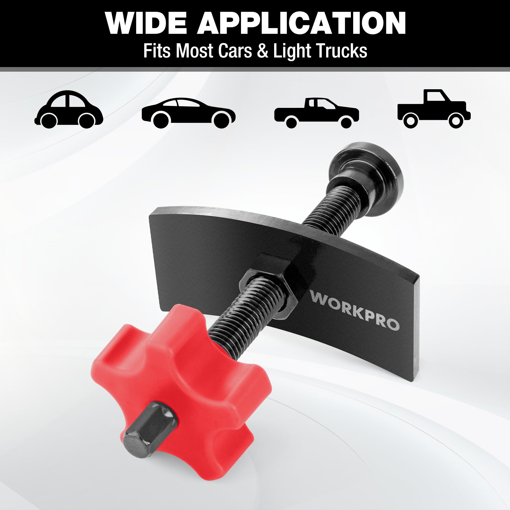 WORKPRO kit staged in workshop for convenient service use