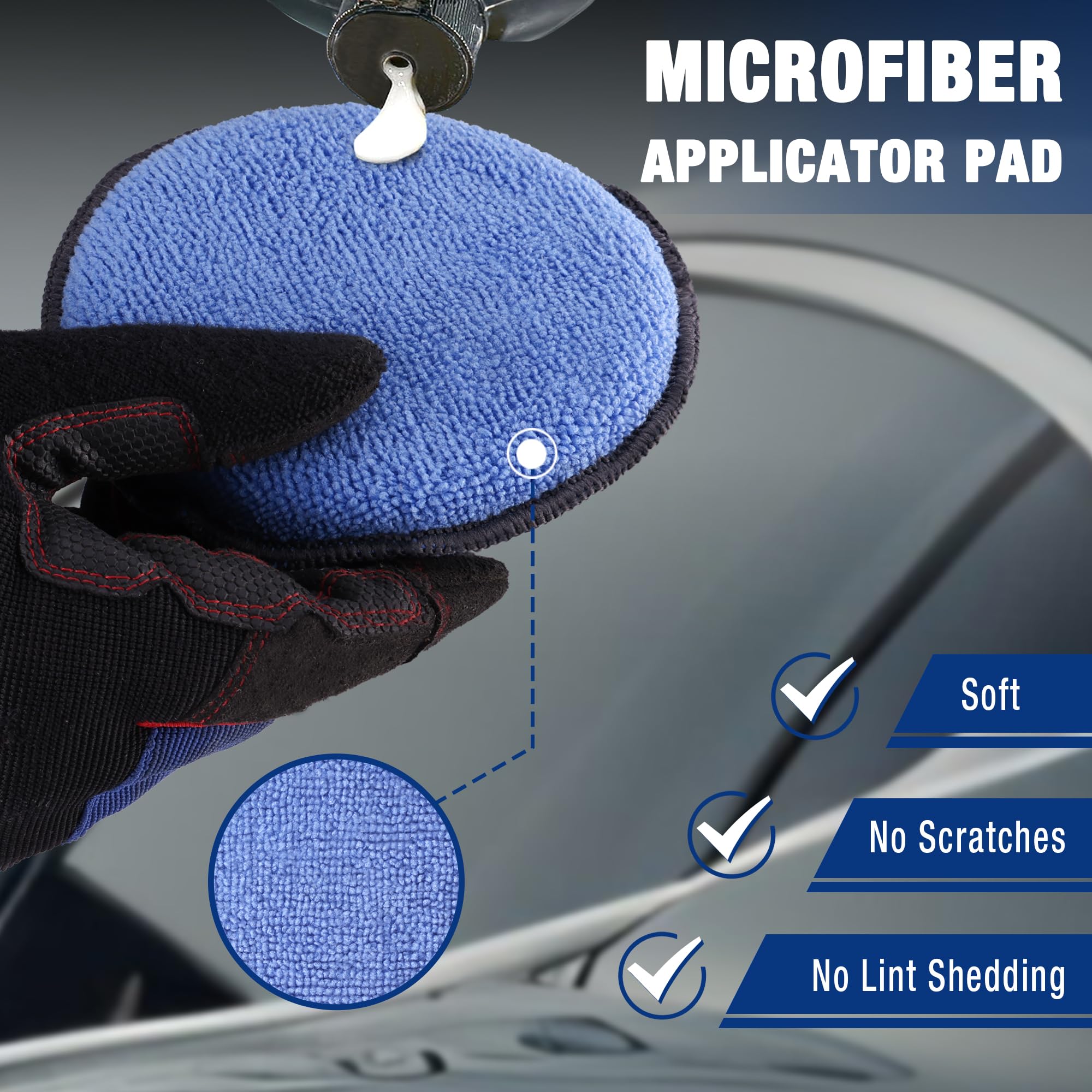 WORKPRO pad side profile showing high-rebound sponge and thickness