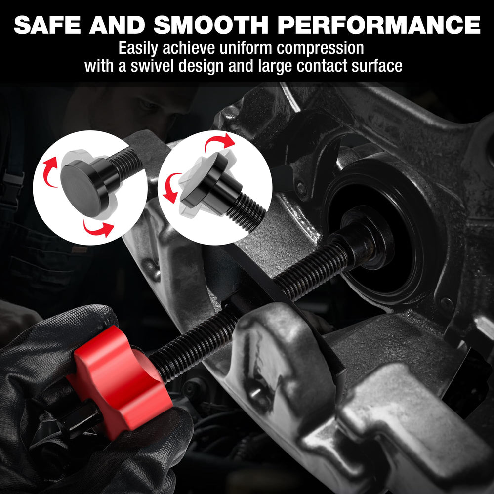 WORKPRO pentagon knob and precision threads for smooth turning