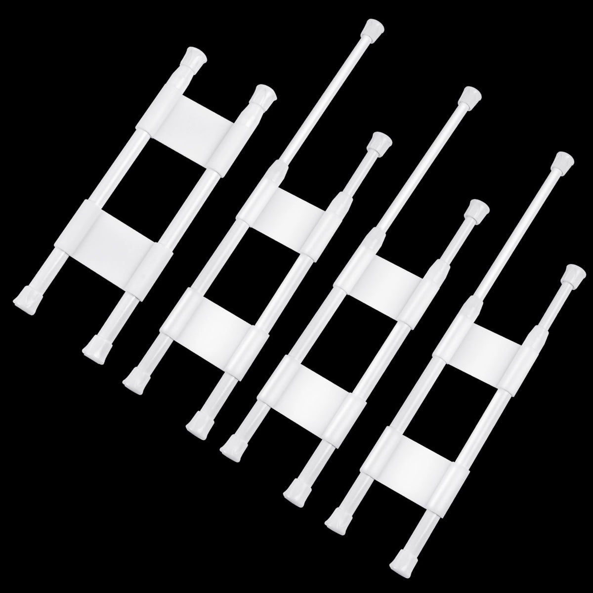 Worldity front view of four packed fridge bars showing neat storage benefit