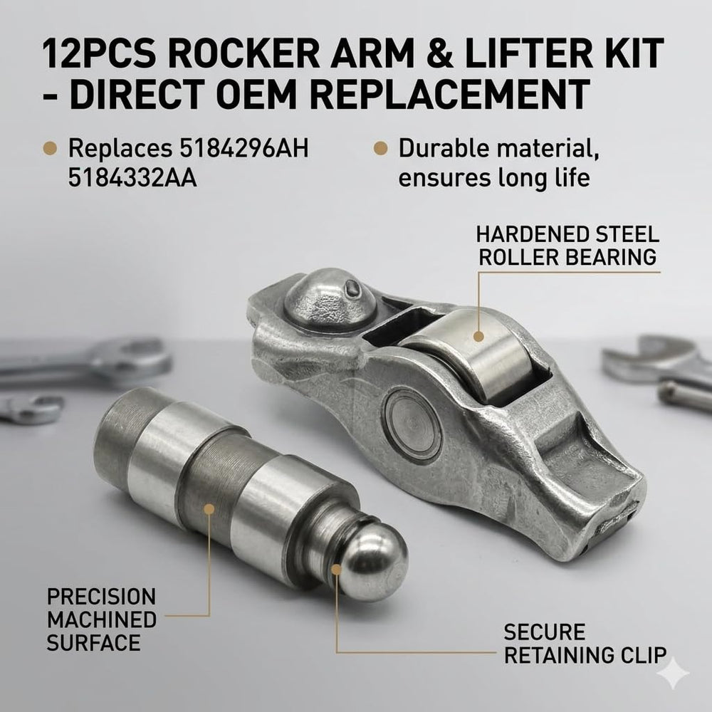 Wosteam close-up of rocker arm machined surface highlighting durable finish