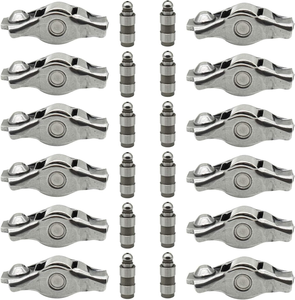 Wosteam front packaging showing the 12-piece rocker arm lifter kit and fitment benefits