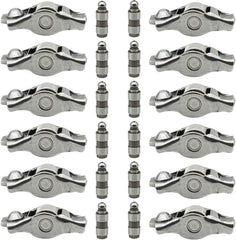 Wosteam front packaging showing the 12-piece rocker arm lifter kit and fitment benefits