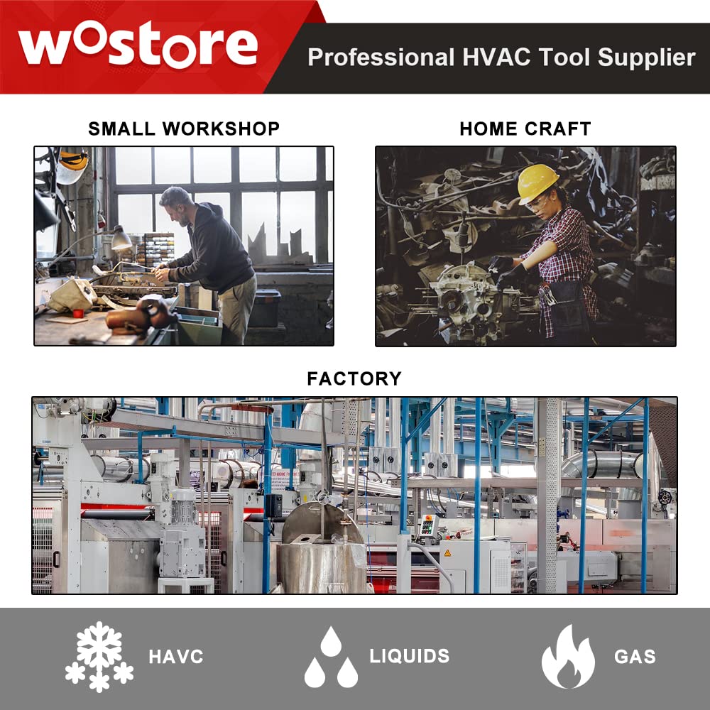 Wostore 3/8" flare closeup showing uniform wall formation benefit