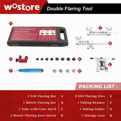 Wostore close-up of forged yoke and hardened dies for durable flaring