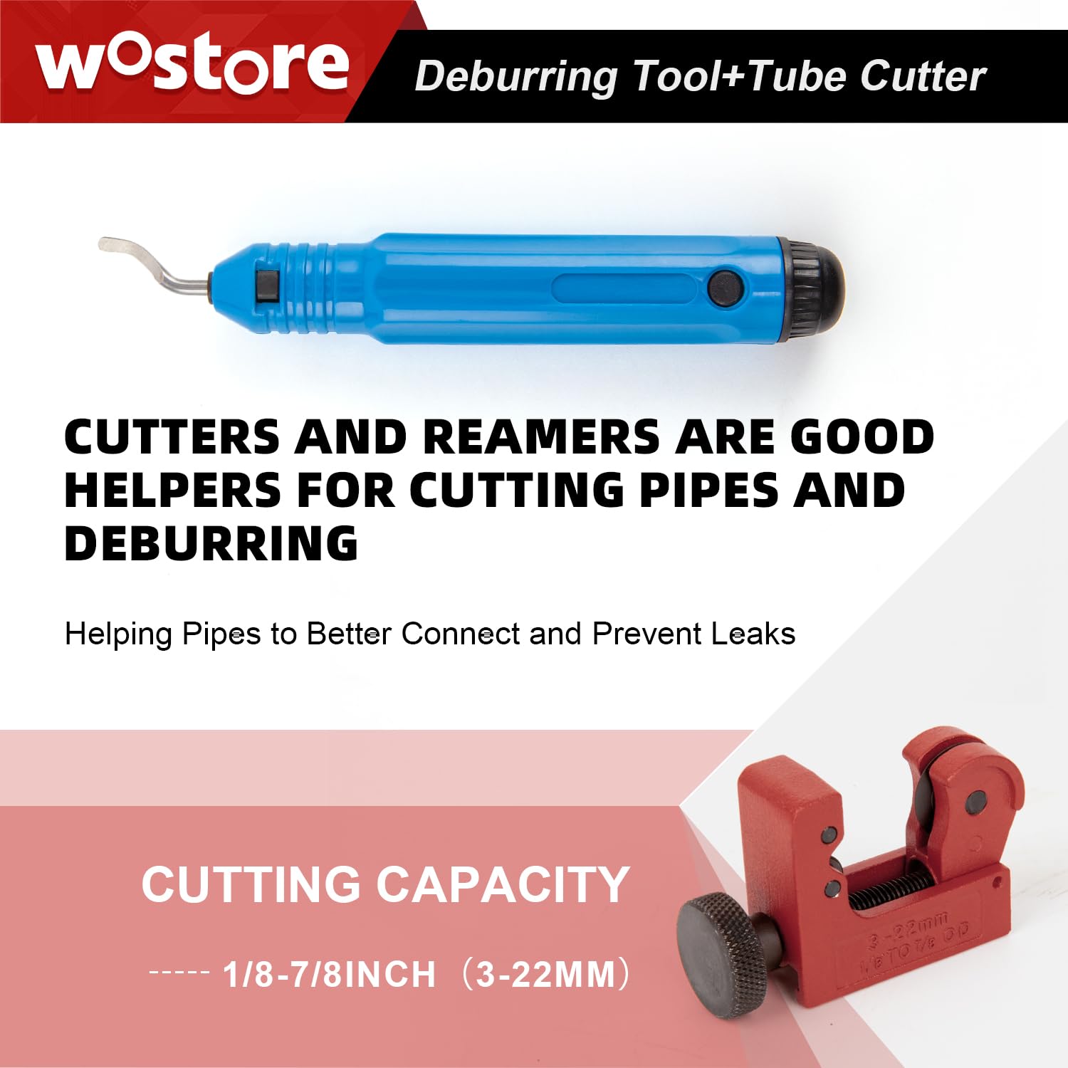 Wostore kit next to ruler showing compact scale and portability benefit
