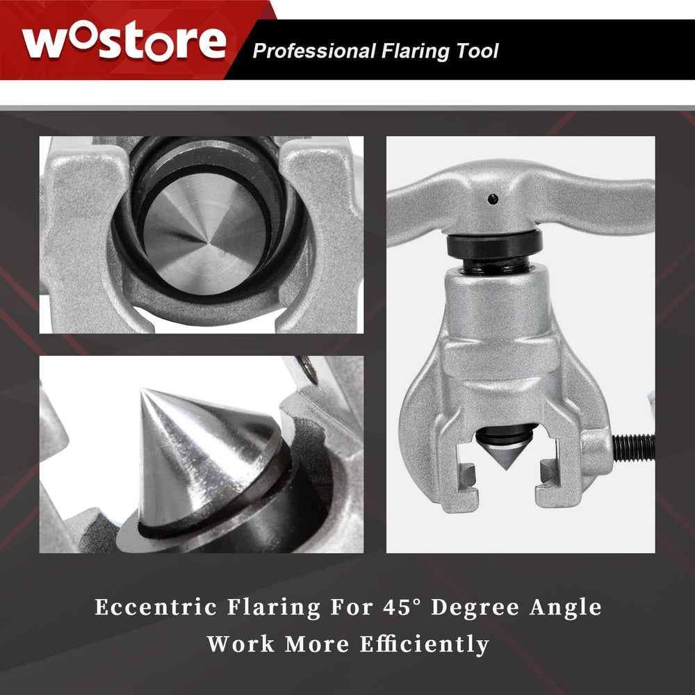Wostore tube cutter detail showing clean cuts for accurate flaring
