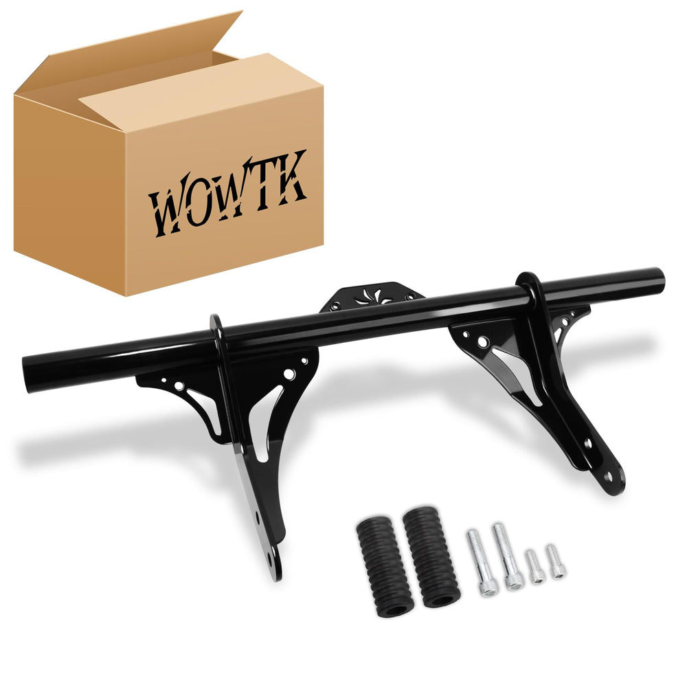 WOWTK scale comparison with handlebar grips showing 32 inch width