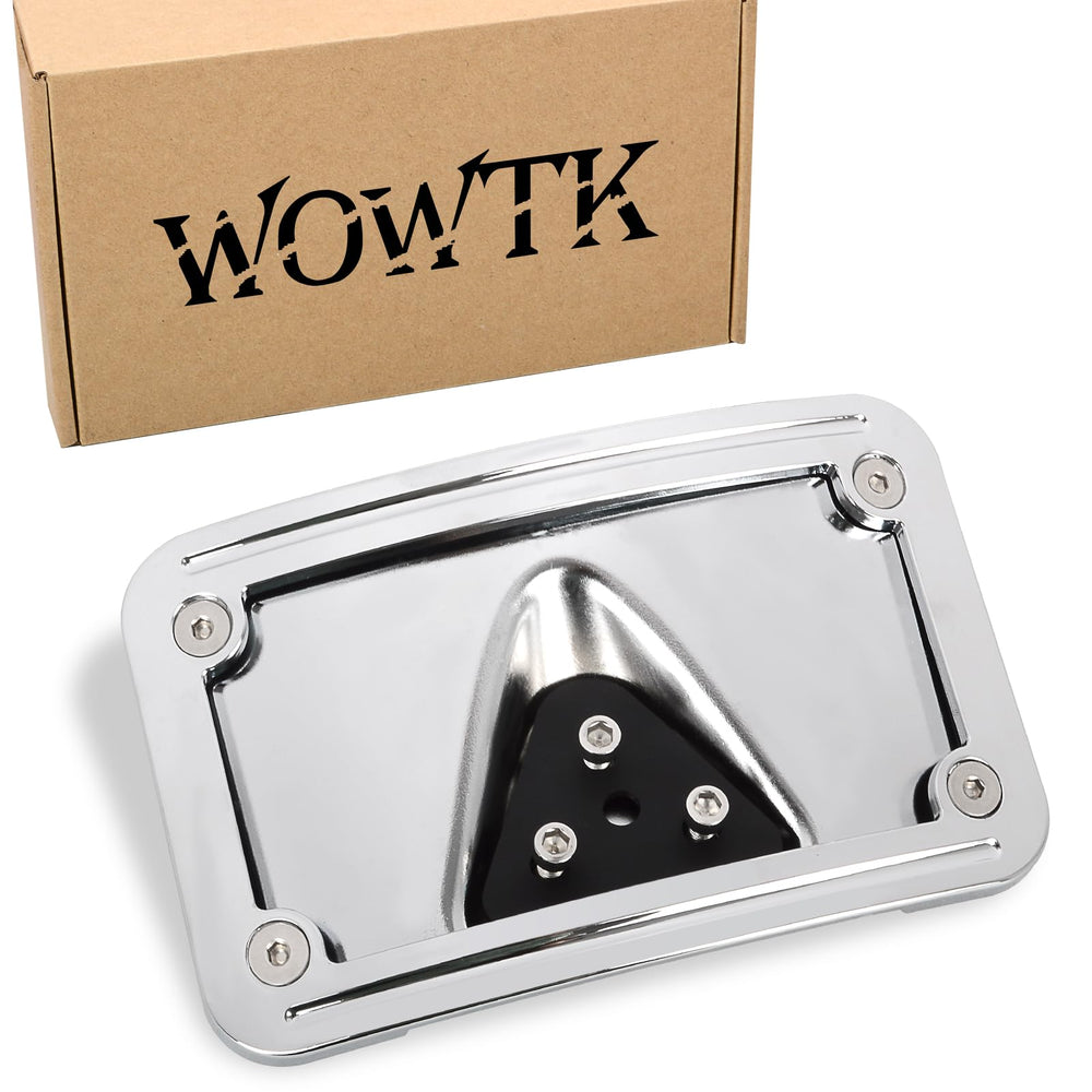 WOWTK with a standard 4x7 plate for scale, illustrating exact fit and installed appearance