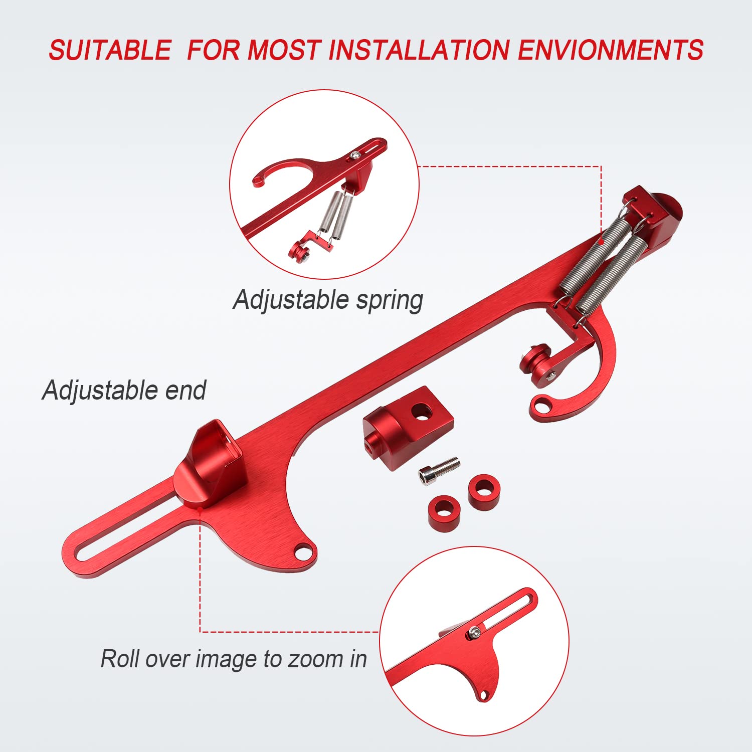 WOWYZL square and round cable adapters displayed for fitment benefit