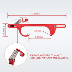WOWYZL dual stainless return springs detail showing reliable snap-back