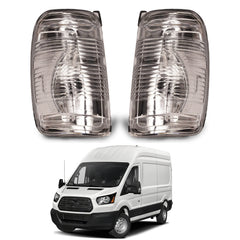 WOZUA front view of clear mirror indicator lens showing exact fit benefit