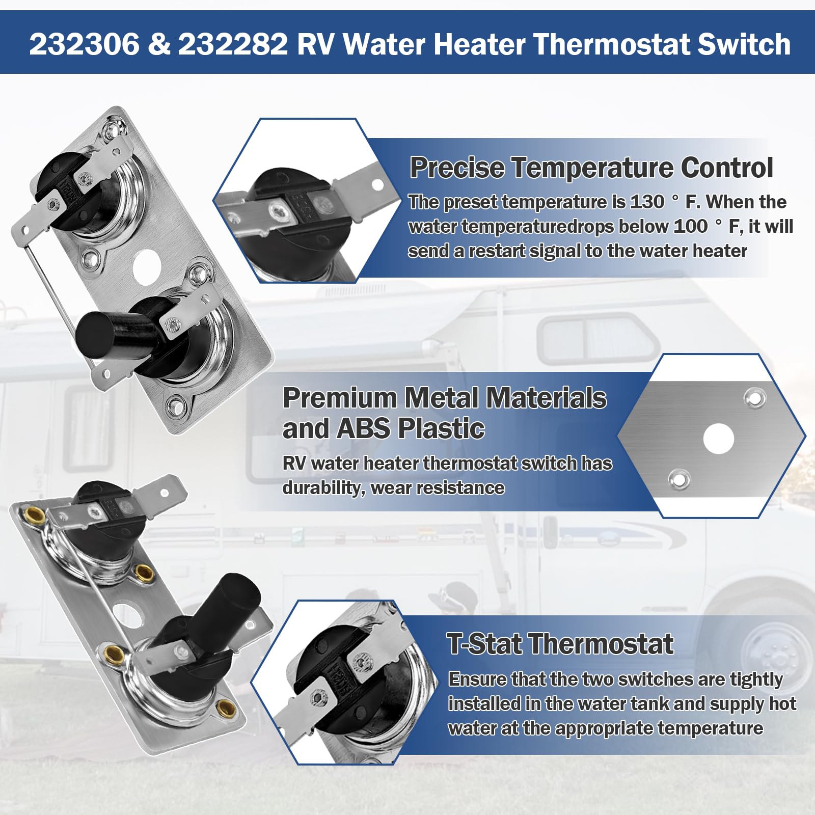 WPL 232282 knob and dial view for easy temperature adjustment