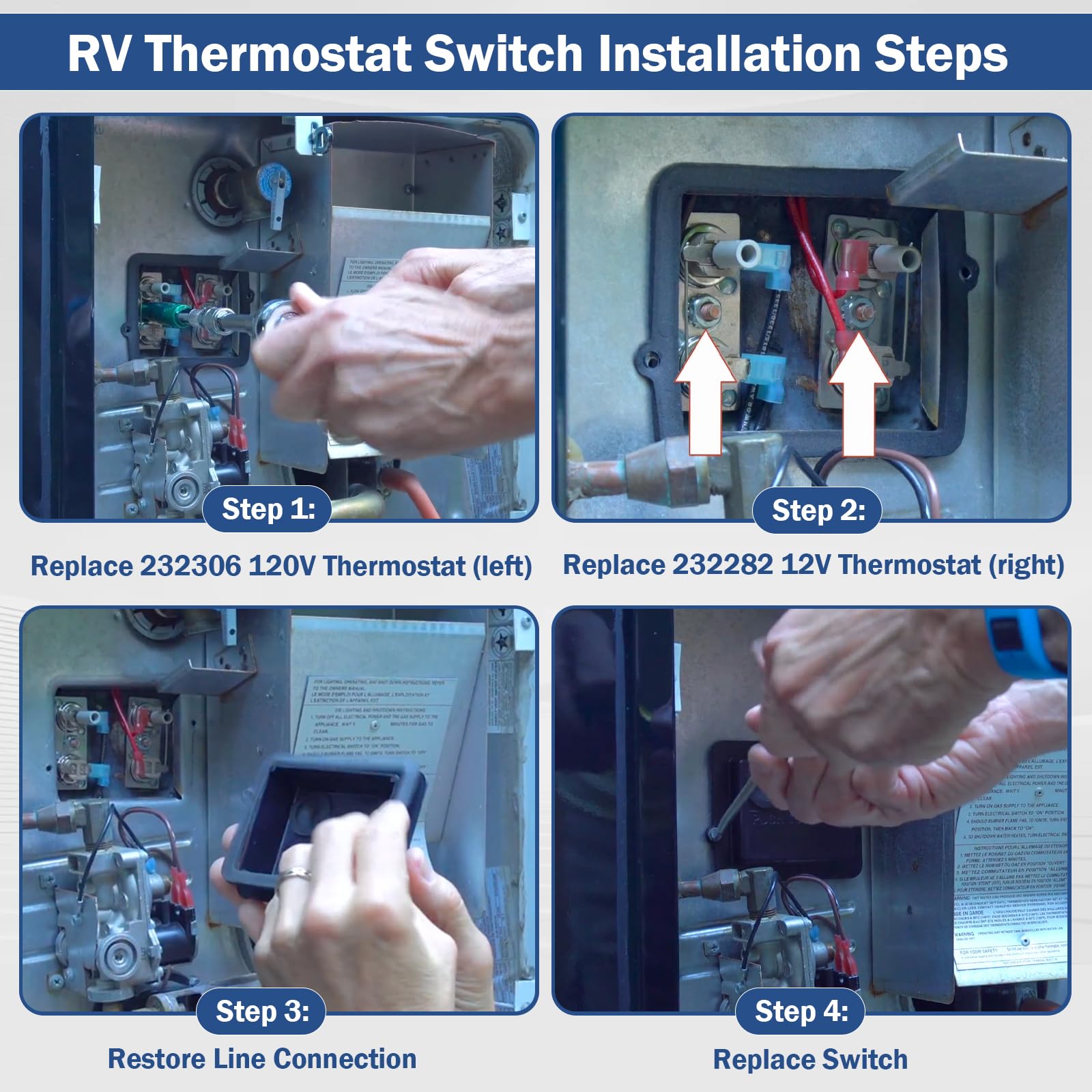 WPL thermostat kit next to ruler for size and scale reference