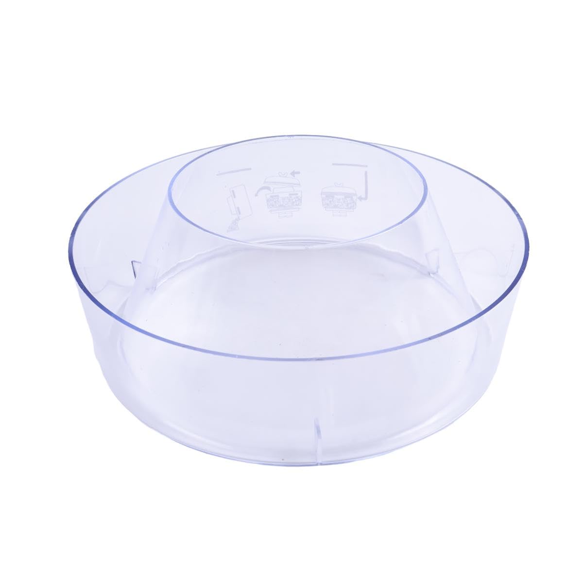 WQSING pre-cleaner bowl front view showing durable fit and easy replacement benefit