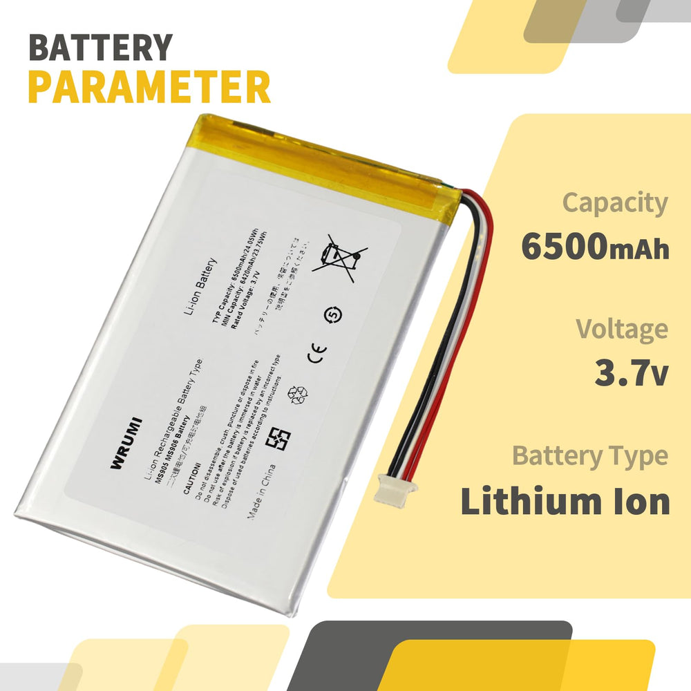 WRUMI battery installed in Autel MaxiSys tablet demonstrating quick swap benefit