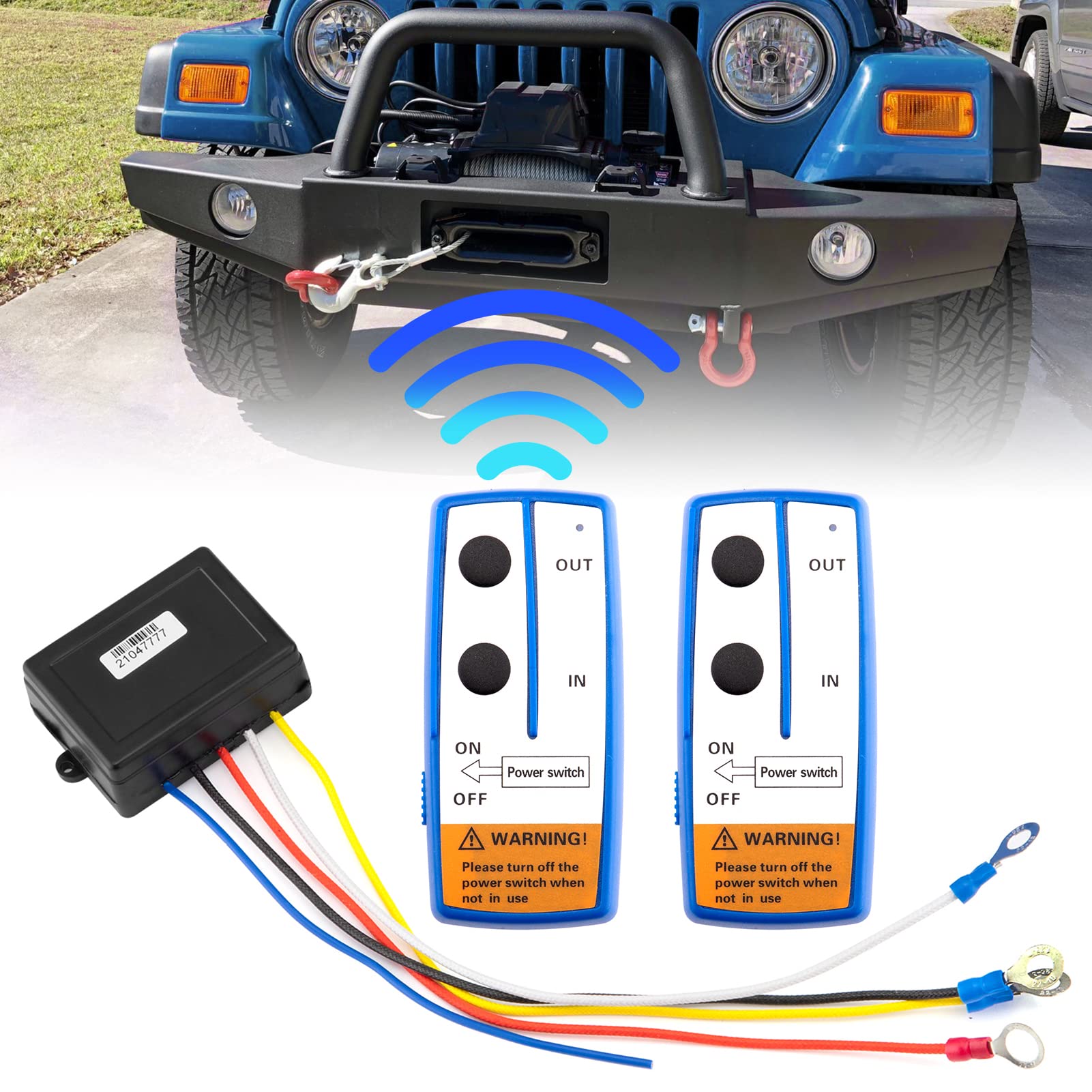 Wsays remote closeup showing rugged casing for reliable outdoor use