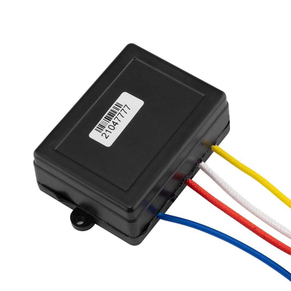 Wsays winch installed with receiver next to solenoid for tidy setup