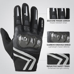 WTACTFUL carbon-fiber knuckle close-up showing protective reinforcement