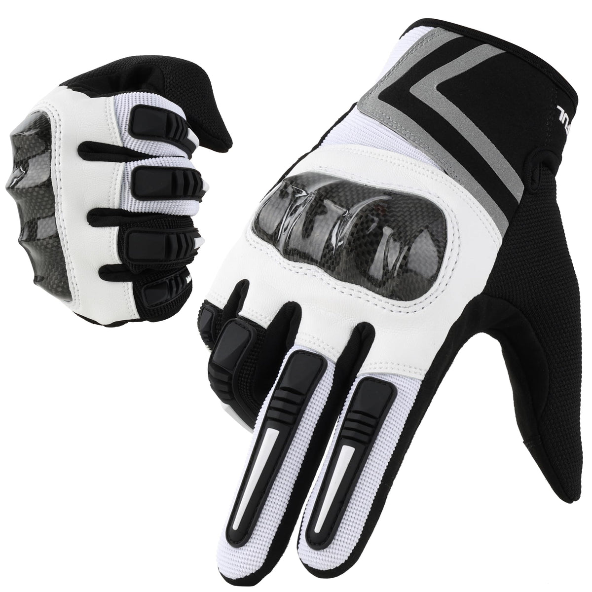 WTACTFUL front view of gloves showing fit and breathable fabric for comfort