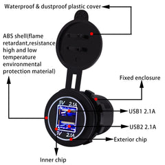 WYMECT side view showing waterproof seal and durable housing for marine use