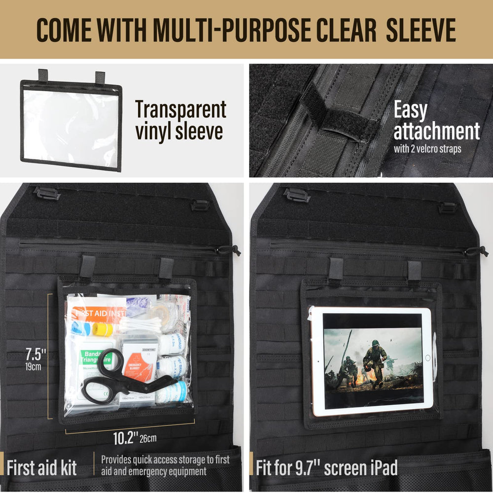 WYNEX installed in a pickup showing organized backseat and easy access