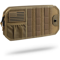 WYNEX front view showing sturdy semi-rigid panel and tidy storage benefit
