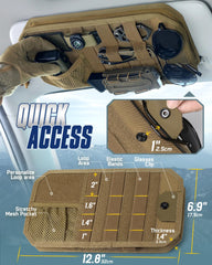 WYNEX close-up of Molle panel showing attachment options and durability benefit